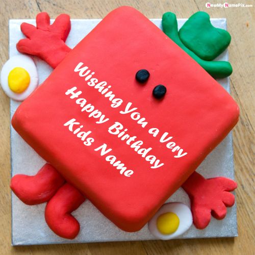 Funny Birthday Cake With Kids Wishes Name Pictures Create Free
